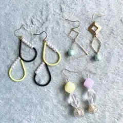 ピアス 3点 まとめ売り No.48