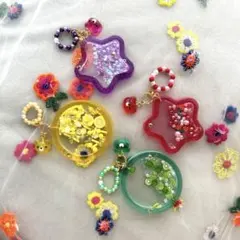 ハンドメイド　キーホルダー