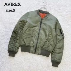 AVIREX アビレックス MA-1 レディースフライトジャケット グリーン S