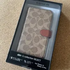 COACH 手帳型シグネチャー柄ケース iPhone 12/12 Pro