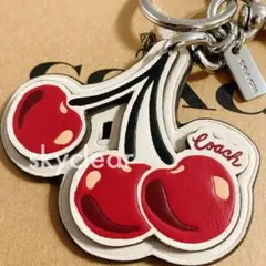 コーチ COACH チェリー キーホルダー キーリング チャーム さくらんぼ