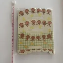 さる＆うさぎ　メモ帳　平成レトロ　平成女児　ポイントインク