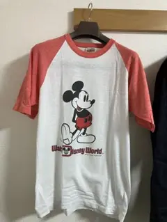 Hanes 80s Disneyミッキーマウス Tシャツ Lサイズ