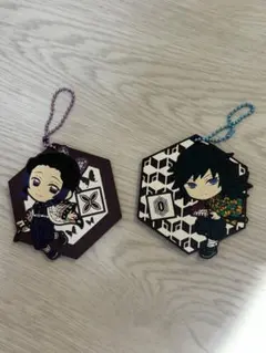 冨岡義勇　胡蝶しのぶ　ラバーキーホルダー　鬼滅の刃　1番くじ