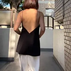 ALEXANDER WANG ブラックキャミソール　山33のサムネイル