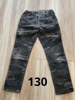 WASK　迷彩柄 長ズボン 130サイズ　コーデュロイ　ウエストゴム
