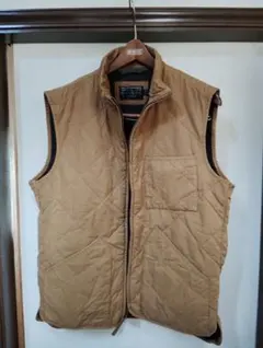 米国 J.Crew OUTERWEAR キルティングベスト M ブラウンのサムネイル