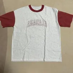 ニコアンド Niko andALABAMA カレッジロゴ 半袖 Tシャツ