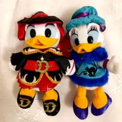 ★☆ディズニー ハロウィーン☆★ぬいぐるみバッジ デイジー2点セット　レア