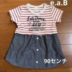 e.a.B キッズ 半袖　ワンピース 90㎝のサムネイル