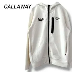 Callaway キャロウェイ パーカー ホワイト メンズM ゴルフ