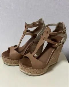 大幅お値下げ☺︎美品　JIMMY CHOO ウェッジサンダル　箱あり　38