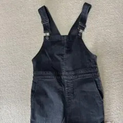 ほぼ新品‼︎GU デニム　オーバーオール　サロペット 黒　ブラック Mサイズ