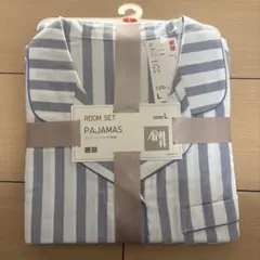 ユニクロ コットンパイピングパジャマ Lサイズ