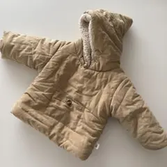 ベージュ フード付きジャケット