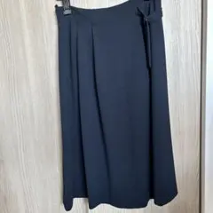 リフレクト　膝丈スカート　ネイビー　１１号