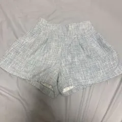 ダチュラ　チェック　ミニショーパン　韓国風