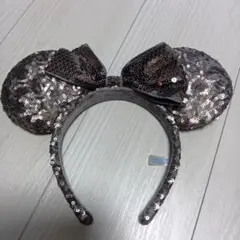 ミニーマウス風スパンコールカチューシャ