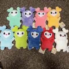 GIGO限定 TWICE LOVELYS ぬいぐるみパペット コンプリートセット