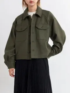VELOUR BRUSHED WOOL MELTON HAND SEWN 未使用 - メルカリ