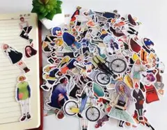 SALE！ / 海外製フレークシール 【可愛い女の子1】