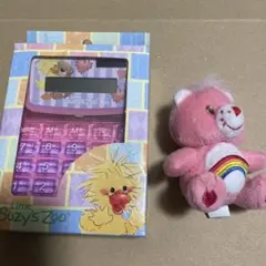 Little Suzy's Zoo 電卓 ピンク ぬいぐるみ セット