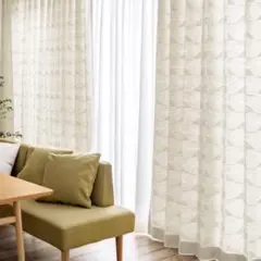 unicoカーテン ドレープ&レースセット 200×100 JANTY ウニコ