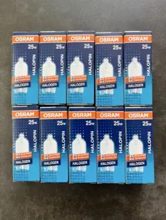 【OSRAM HALOPIN・25W・G9・ハロゲン電球・10個セット】のサムネイル