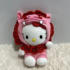 サンリオ　ハローキティ　シーサー　ぬいぐるみ　沖縄限定