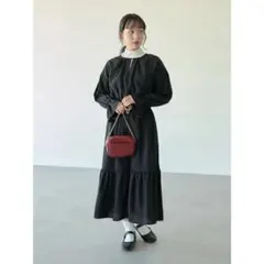 earth music&ecology ティアードキャンディスリーブワンピース