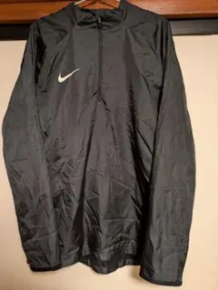 ナイキ ハーフジップ ウインドブレーカー 裏地メッシュ ブラック メンズLサイズ