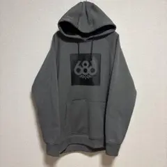 686 BONDED FLEECE PULLOVER HOODY グレーMサイズ