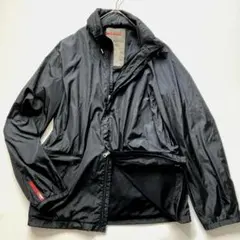 【qq様専用】プラダスポーツ Re-Nylon 2wayパッカブルジャケット 黒