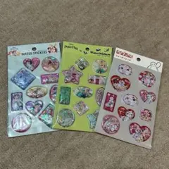 セリア ウォーターシール ディズニー ベイマックス プリンセス ピーターパン3種