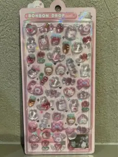 正規品 ボンボンドロップシール ももいろボンボン　ピンク　うさぎ