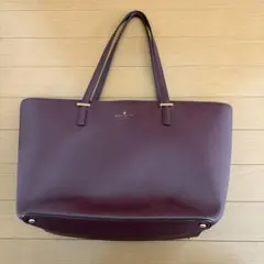 Kate spade トートバッグ　ワインレッド