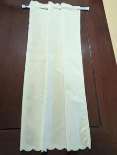 遮光防炎セシールカフェカーテンイエロー ベージュのサムネイル