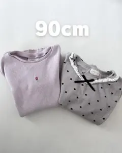 子ども服まとめ売り　長袖ロンT 90cm