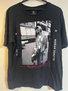 カートコバーン 2015 オフィシャル フォトTシャツ 黒 XL 大判プリント