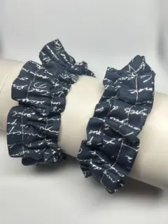 紺色のアームバンド　ハンドメイド