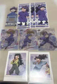 忍たま乱太郎五年生クリアカードロングステッカー　ブックマークコレクションセット