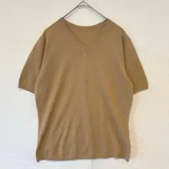 CECI OU CELA　セシオセラ　サマーニット キャメル　M 　カシミアのサムネイル