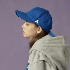 試着のみ未使用 adererror キャップ Aロゴ　ブルー