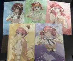 五等分の花嫁　クリームソーダ　クリアファイル　全種のサムネイル