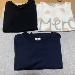 女子120Tシャツ 3枚セット【まとめ売り】