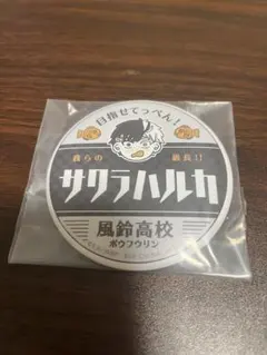 ウィンドブレーカー　缶バッチ　桜遥