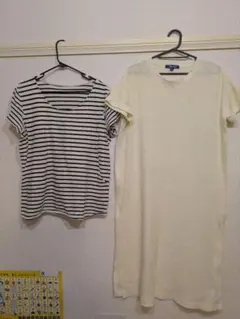 マタニティ　授乳服 L 授乳しやすい　ポロ