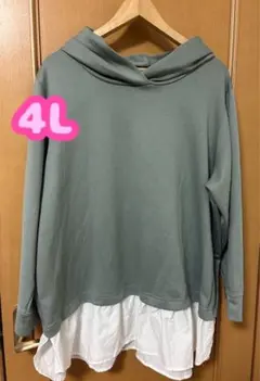 美品　4L 綺麗めパーカー