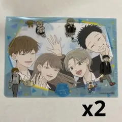 氷の城壁 漫画購入特典 ポストカード ミニクリアファイルセット 2点セットのサムネイル