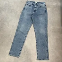 新品未使用☆ungrid ハイウエストダメージスリムデニム 24インチ